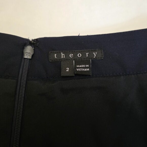 Theory Haidin Wool Pleated Skirt - Picture 9 of 16